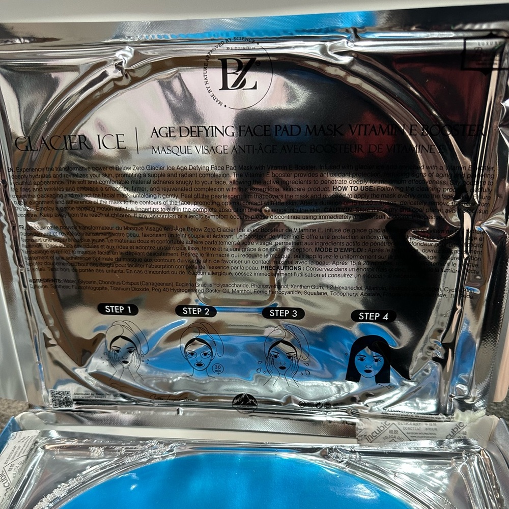 Glacier Ice Age-Defying Face Mask Vitamin E Single ONE Mask $300 MSRP - Picture 4 of 14